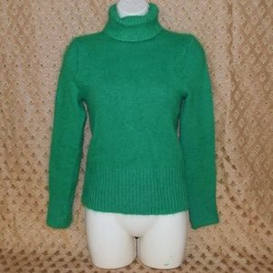Kelly Green Mohair Turtleneck sweater